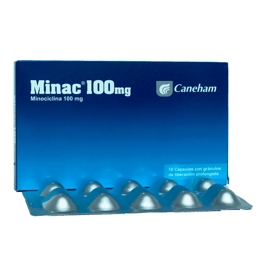 MINAC 100MG X 10 CAPSULAS