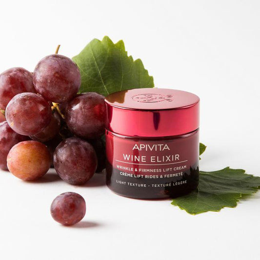WINE ELIXIR CREMA ANTIARRUGAS & REAFIRMANTE LIGERA APIVITA