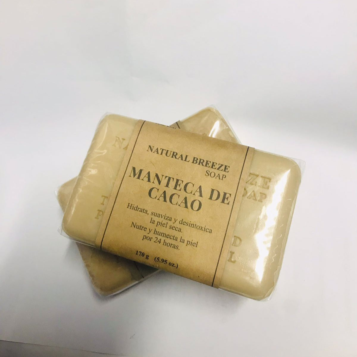 JABON DE MANTECA DE CACAO 170 GRS NATURAL BREEZE
