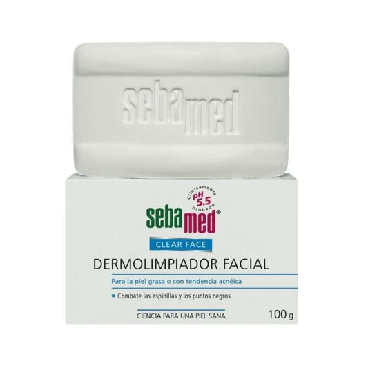 DERMOLIMPIADOR FACIAL CLEAR FACE 100 GRAMOS SEBAMED