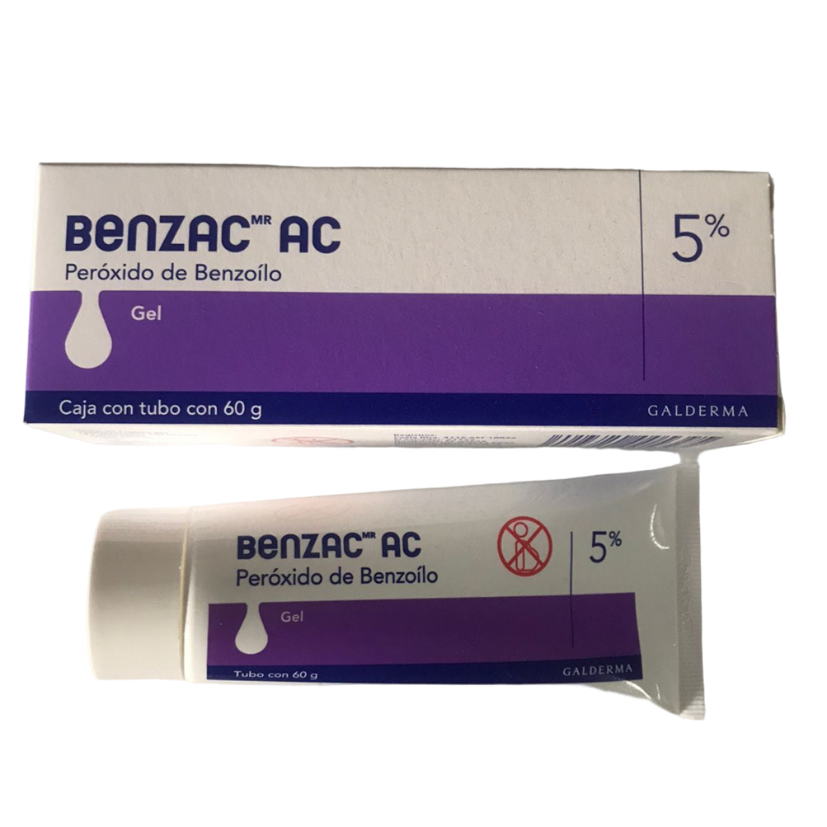 BENZAC AC GEL 5% TUBO 60G GALDERMA