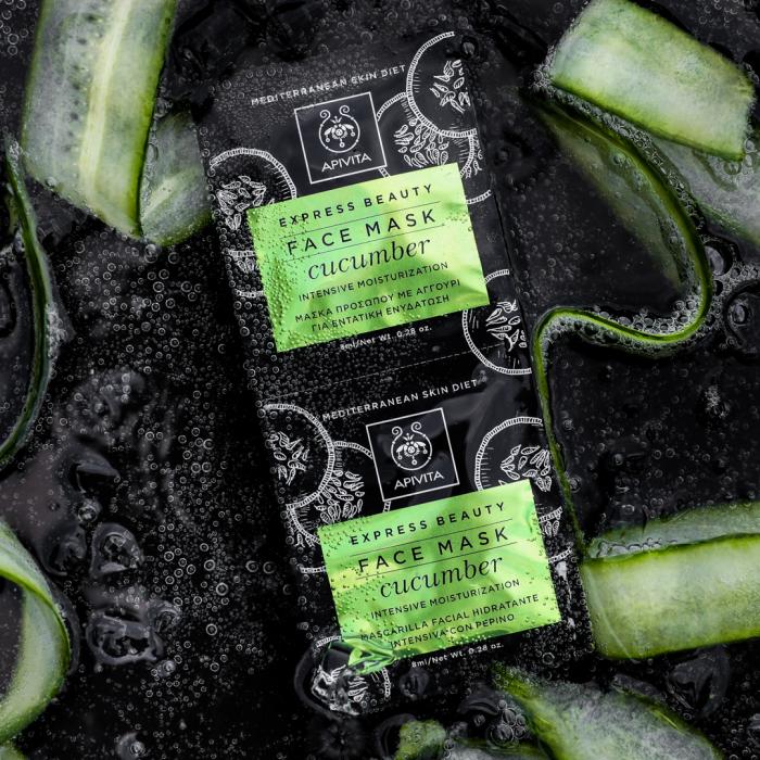 EXPRESS BEAUTY MASCARILLA FACIAL HIDRATANTE INTENSIVA PEPINO APIVITA
