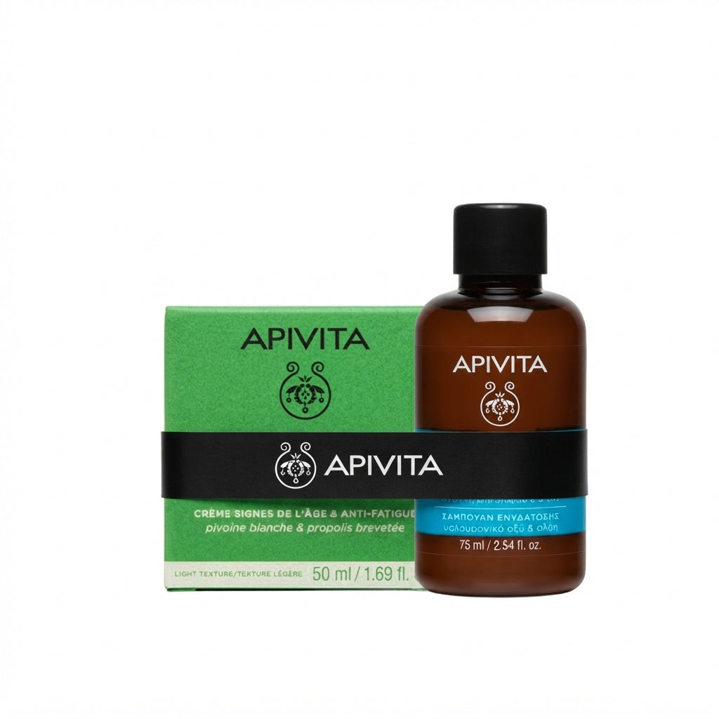 BEE RADIANT ANTIEDAD CREMA ILUMINADORA LIGERA APIVITA + MINI