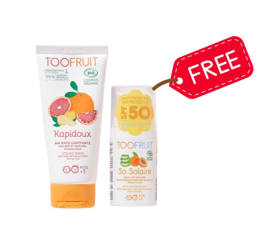 KAPIDOUX STYLING PASTE LEMON GRAPEFRUIT 100G TOOFRUIT ------- PROTECTOR SOLAR GRATIS