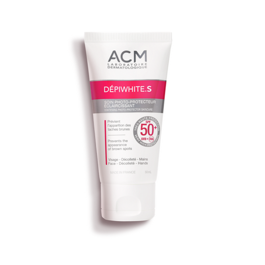 DEPIWHITE S CREMA FOTOPROTECTORA ACLARANTE SPF 50 ACM.