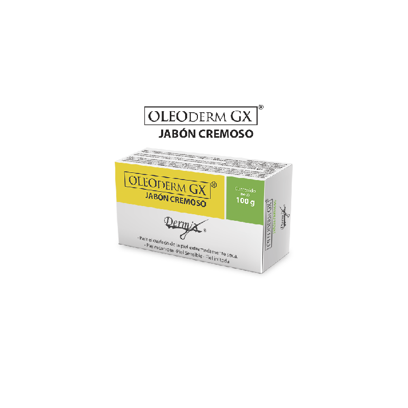 OLEODERM GX JABON CREMOSO PIEL SENSIBLE 100G DERMIX