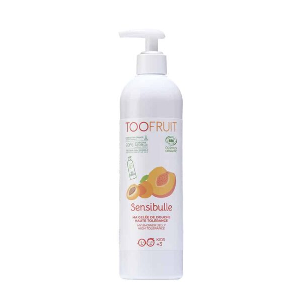 SHOWER GEL 400ML SENSIBULLE APRICOT PEACH TOOFRUIT