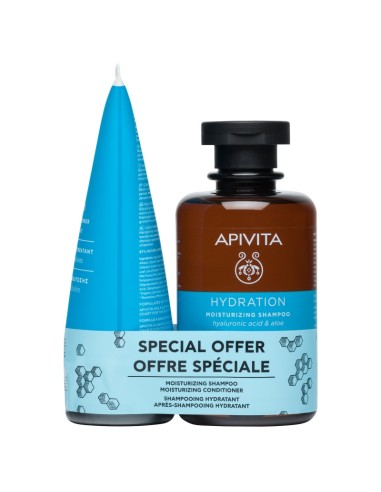 PROMO HYDRA SHAMPOO AND CONDITIONER APIVITA