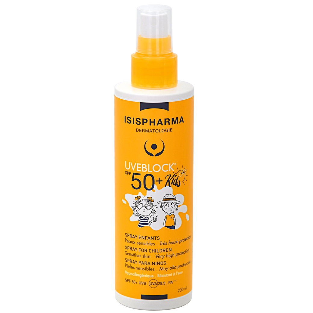 UVEBLOCK SPF50 SPRAY KIDS 200ML ISIS PHARMA