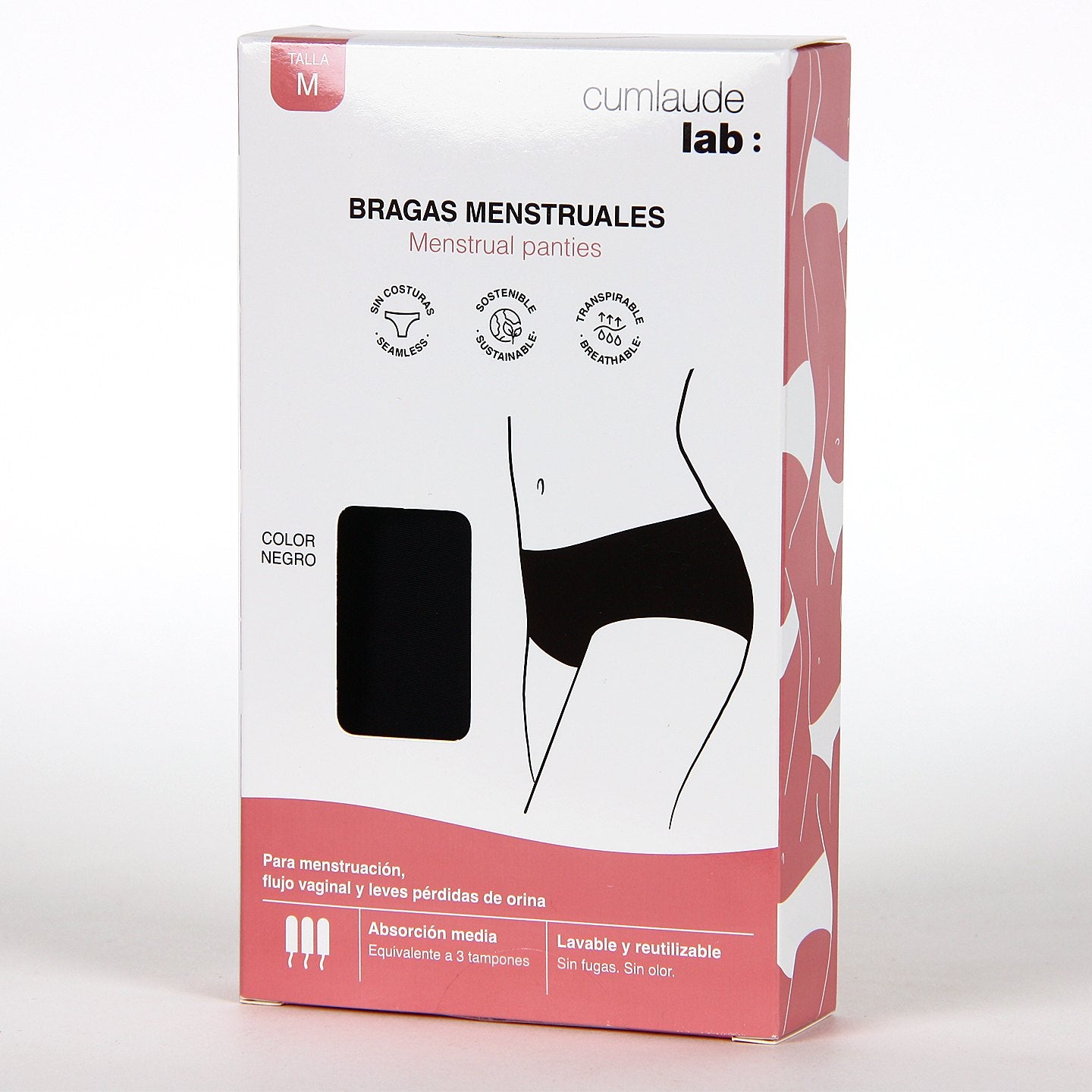 BRAGAS MENSTRUALES TALLA M CUMLAUDE