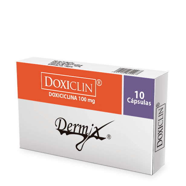DOXICLIN 100MG X 10 CAPSULAS DERMIX