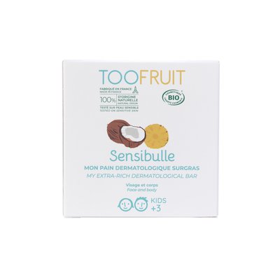 SENSIBULLE DERMATOLOGICAL BAR PINEAPPLE COCONUT 80ML TOOFRUIT