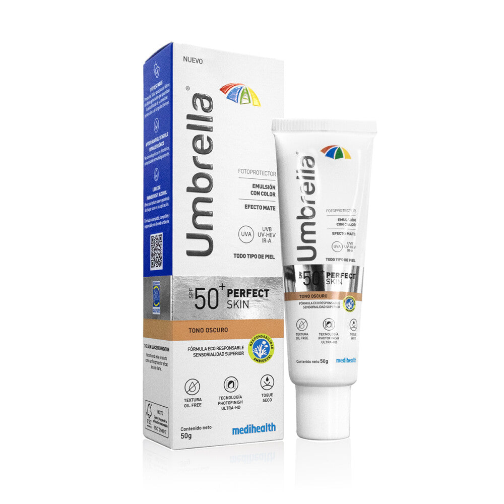 UMBRELLA PERFECT SKIN TONO OSCURO 50 GRAMOS MEDIHEALTH