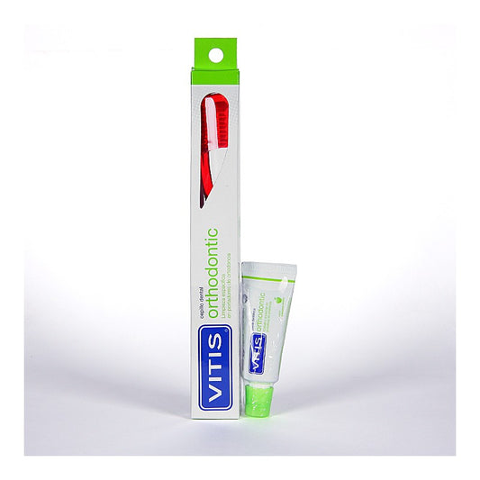 VITIS CEPILLO ORTHOD + PASTA DENTRIFICA ORTHOD 15 ML DENTAID
