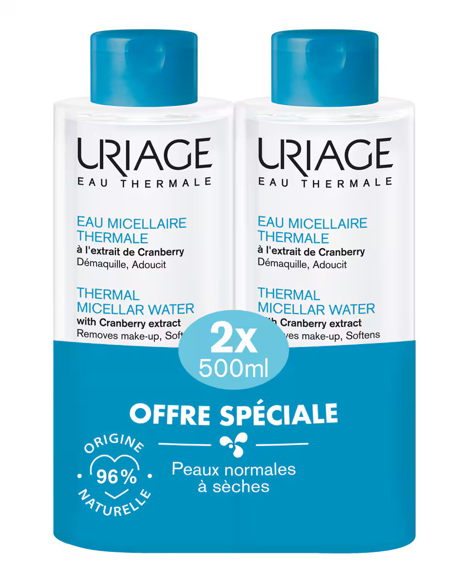 PROMO DUO MICELAR WATER NDS 500ML X 2 URIAGE