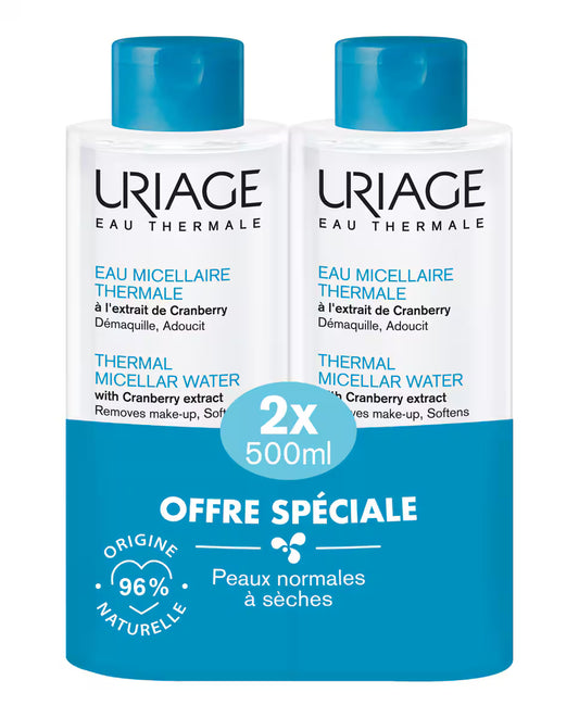 PROMO DUO MICELAR WATER NDS 500ML X 2 URIAGE
