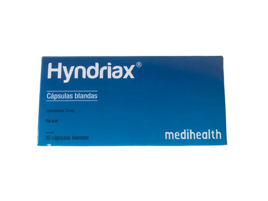 HYNDRIAX 20MG X 30 CAPSULAS MEDIHEALTH