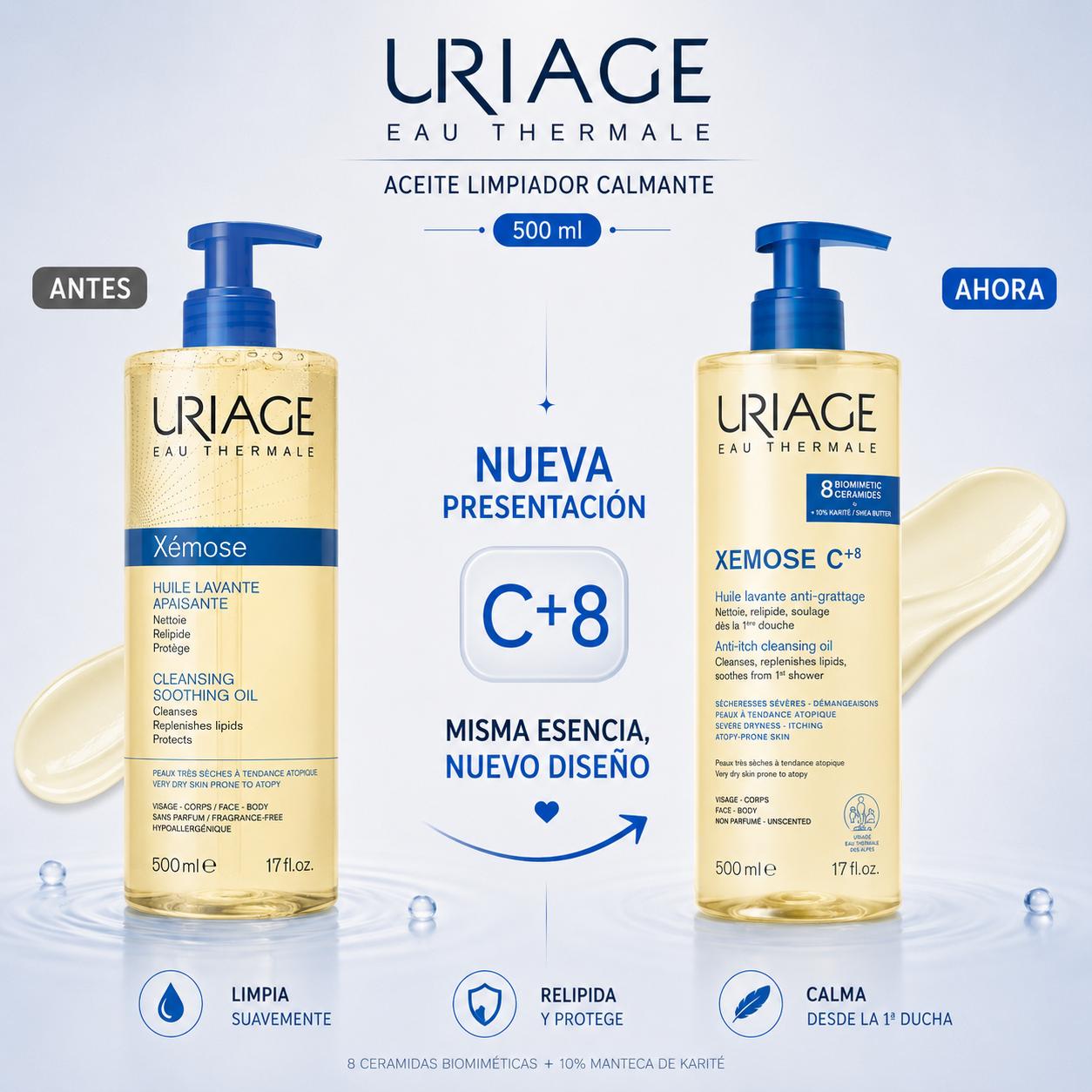 XEMOSE HUILE LAVANTE 500 ML  URIAGE