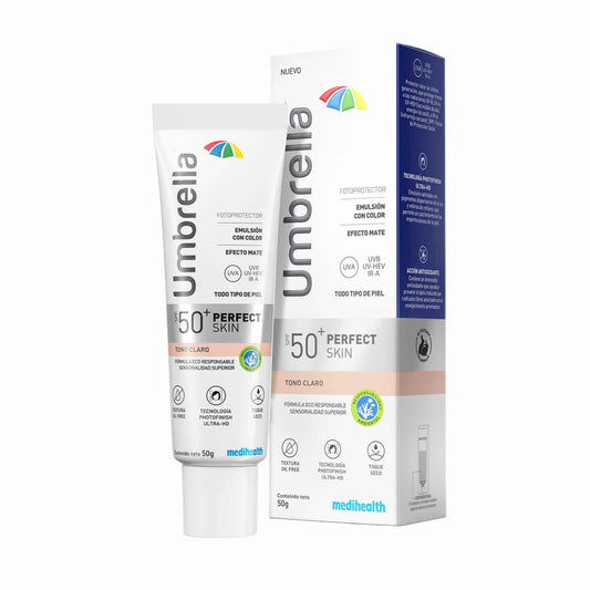UMBRELLA PERFECT SKIN TONO CLARO 50 GRAMOS MEDIHEALTH