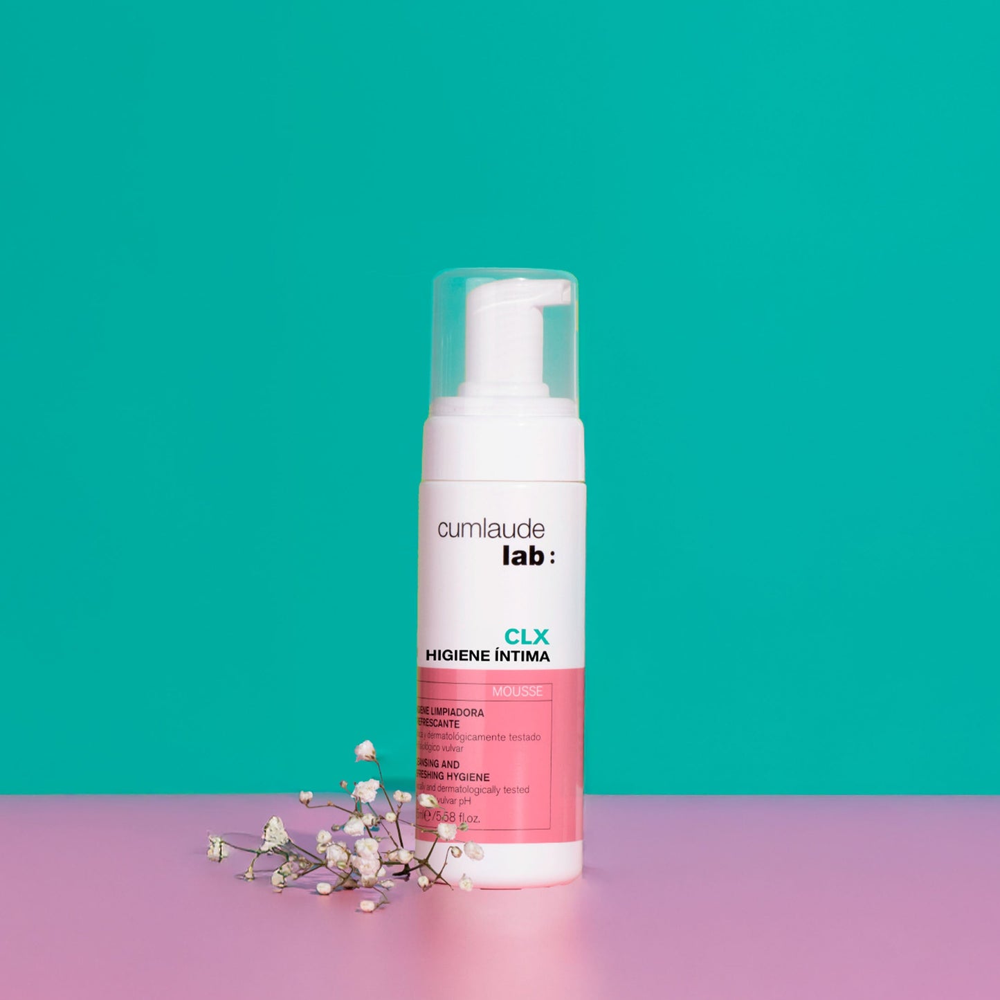 MOUSSE HIGIENE INTIMA CLX 165ML CUMLAUDE