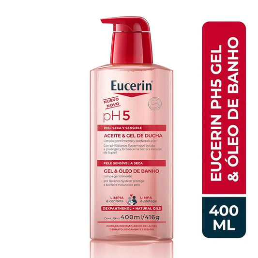 EUCERIN PH5 GEL & ACEITE DE DUCHA 400ML