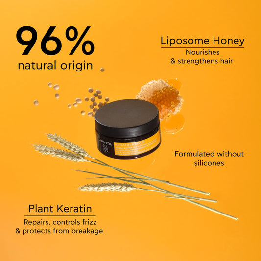 MASK NOURISH AND KERATIN AND HONEY 200ML APIVITA
