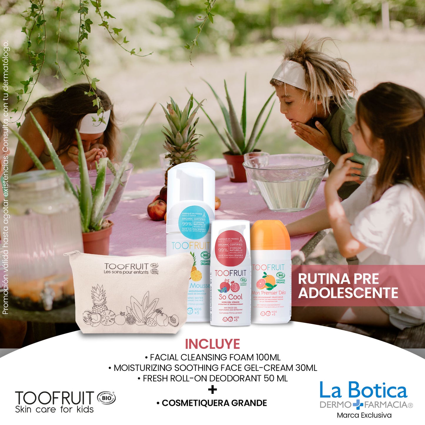 KIT DE RUTINA PRE ADOLESCENTE - TOOFRUIT