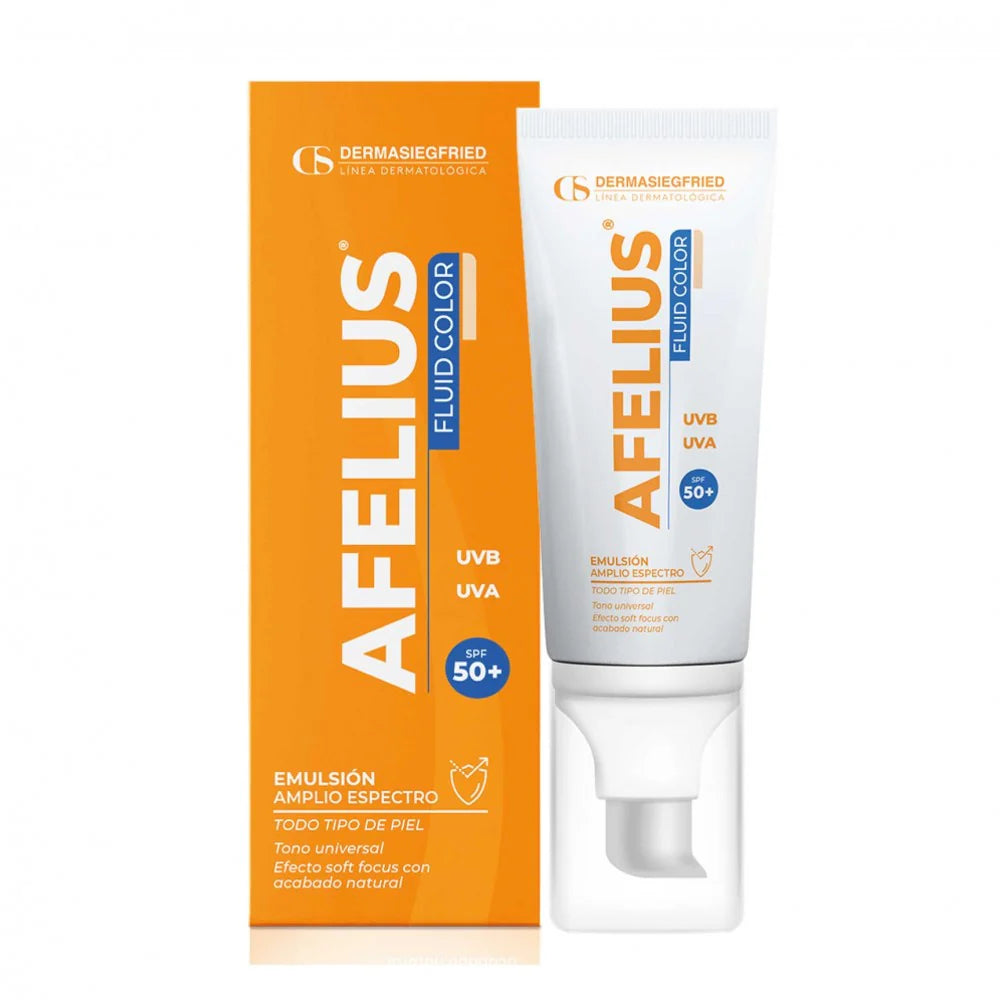 AFELIUS FLUID COLOR EMULSION 50SPF 50 GRAMOS