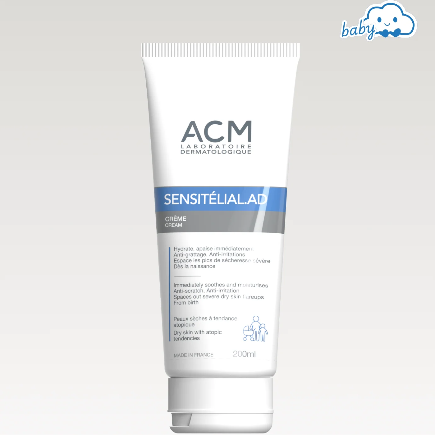 SENSITELIAL AD CREMA 200ML ACM