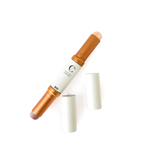 SHINE EYE DUO N°168 PINK GOLD/ GOLDEN	- Couleur Caramel