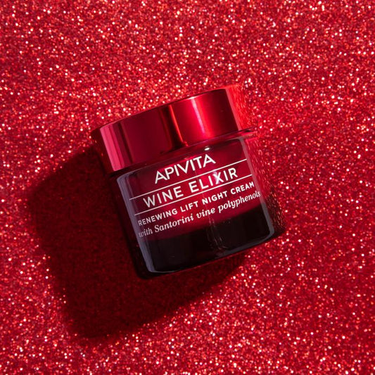 WINE ELIXIR CREMA DE NOCHE REPARADORA LIFTING APIVITA