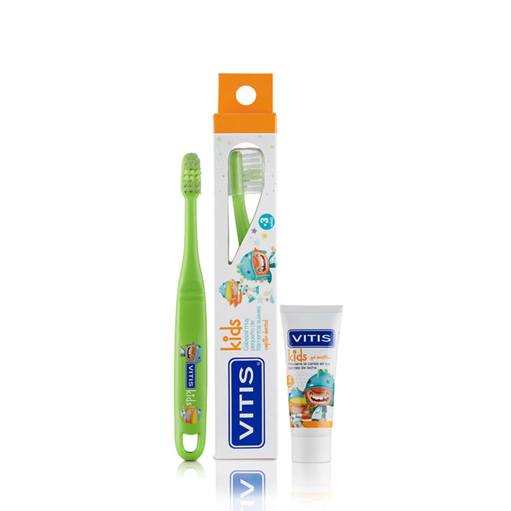 VITIS CEPILLO KIDS + GEL 8ML DENTAID