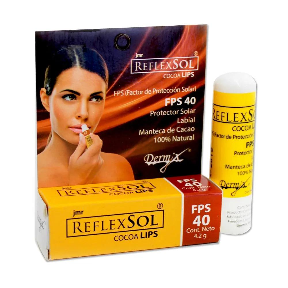 REFLEXOL FPS40 COCOA LIPS 4.2 GRAMOS DERMIX