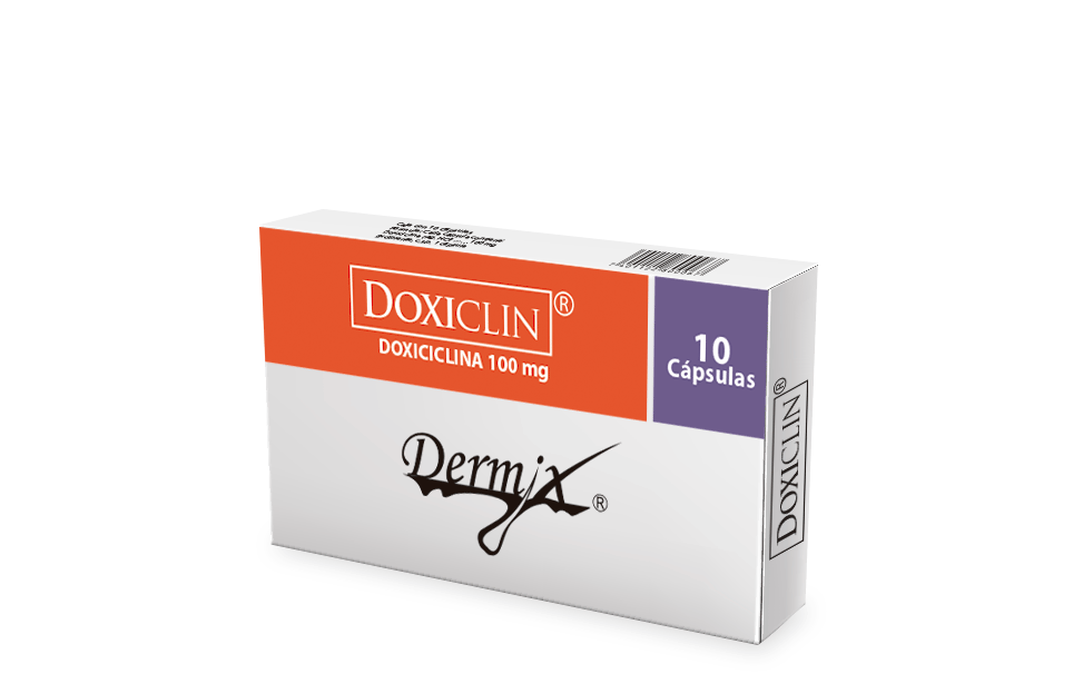 DOXICLIN 100MG X 10 CAPSULAS DERMIX